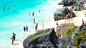 Tulum beach Mexico