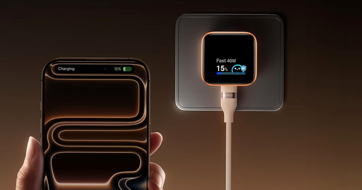 Retractable USB-C car charger plugged into a vehicle console charging multiple smartphones with built-in cables in a modern car interior.