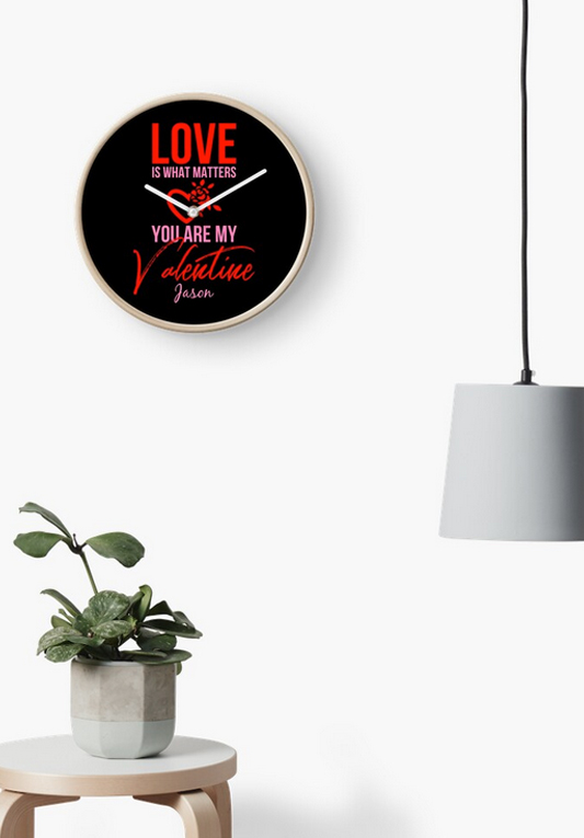 Valentine's Day clock
