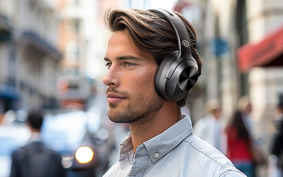 vibeadio Hybrid Active Noise Cancelling Bluetooth Headphones