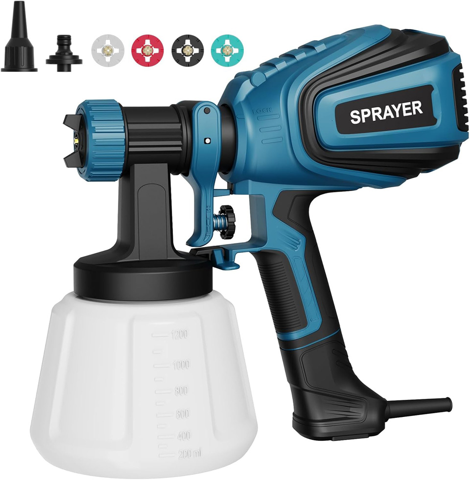 VONFORN Paint Sprayer With Cleaning And Blowing Joints