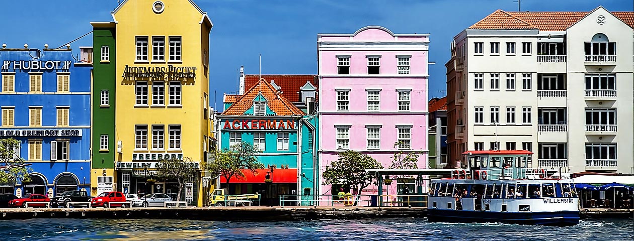 View of Willemstad Curacao