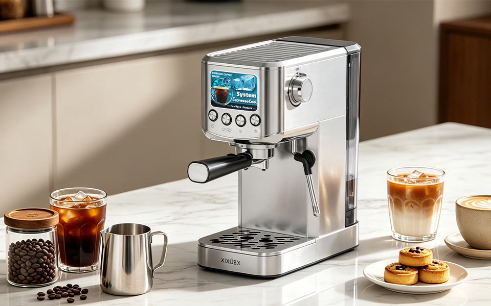 Xixubx Cold Brew Espresso Machine With Milk Frother