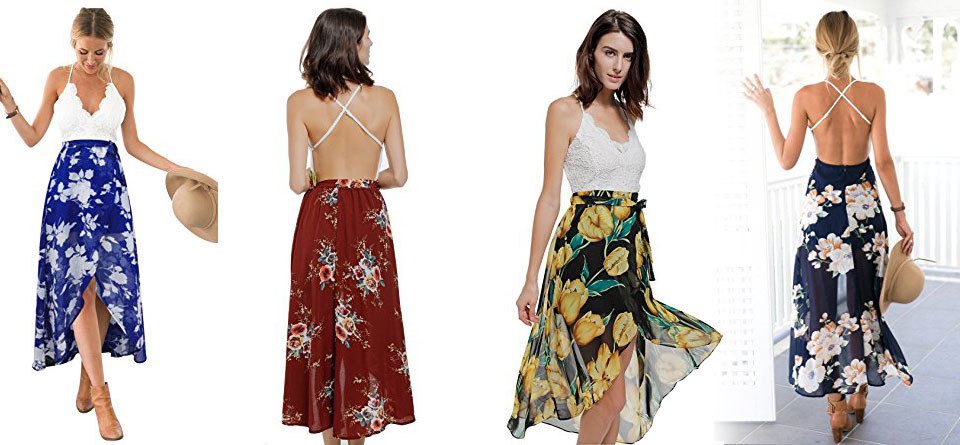 Blooming Jelly Halter Neck Floral Dress