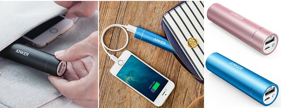 Anker PowerCore+ mini, 3350mAh Lipstick-Sized Portable Charger