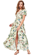 Milumia Split Floral Maxi Dress