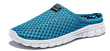 Viihahn Men's Summer Breathable Mesh Shoes,Beach Aqua,Walking,Anti-Slip Slippers