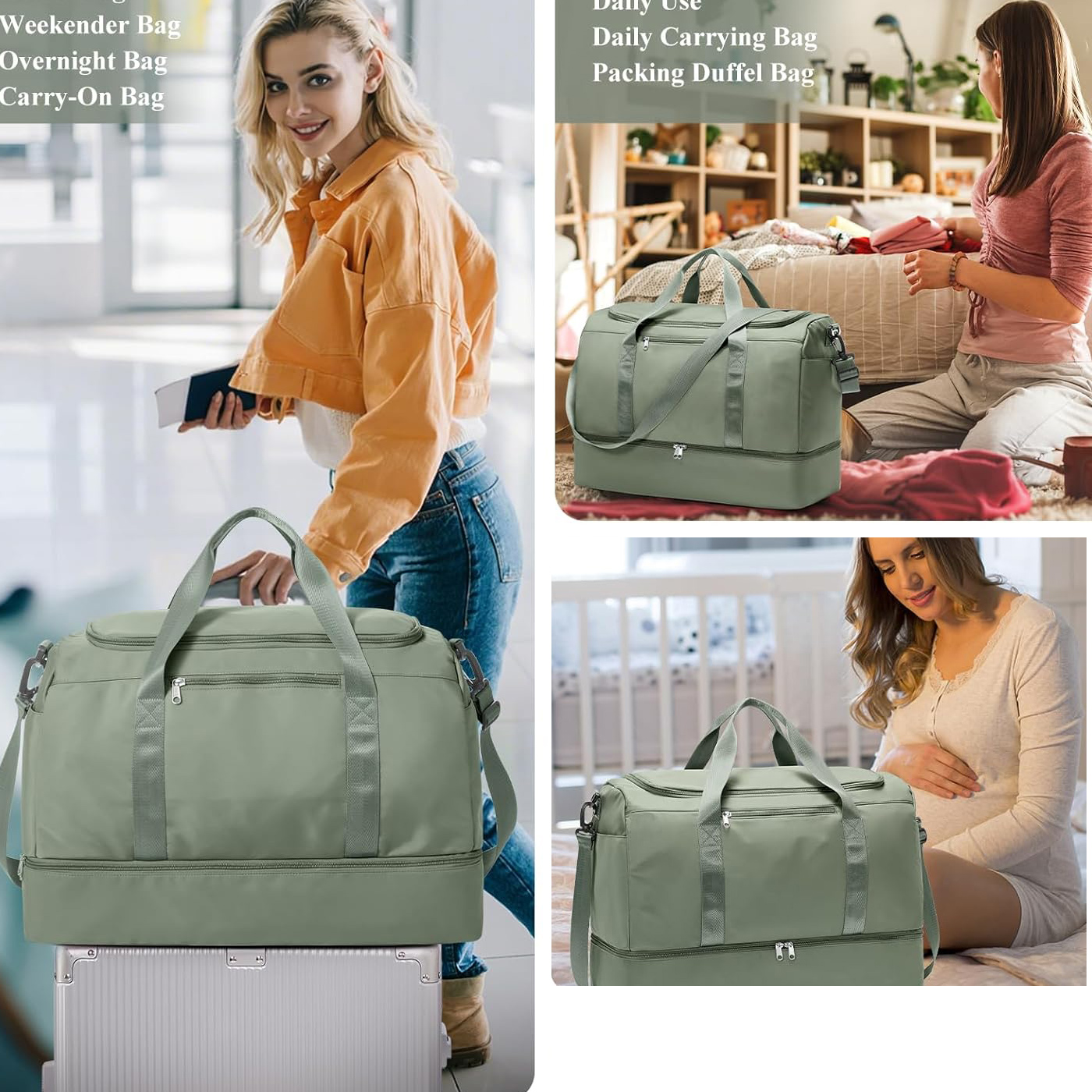 Overnight Weekend Bag For Travel And Business Trips